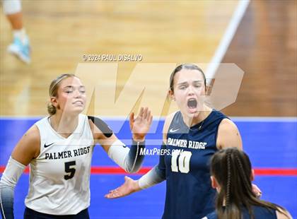 Thumbnail 1 in Cheyenne Mountain vs. Palmer Ridge (CHSAA 4A 1st Round) photogallery.