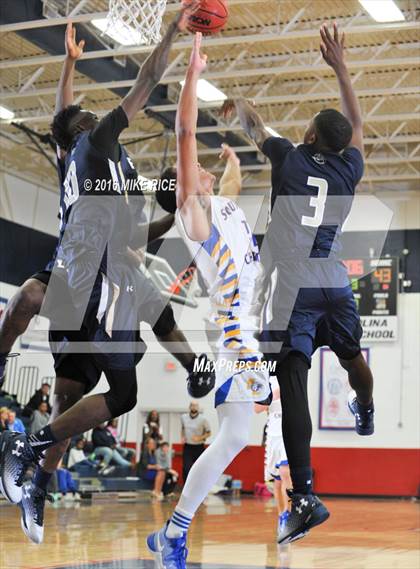 Thumbnail 1 in Fayetteville Academy vs. SouthLake Christian Academy (WNC Holiday Classic) photogallery.