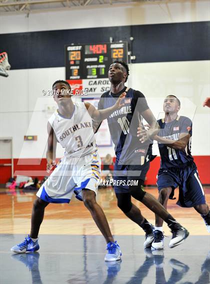 Thumbnail 3 in Fayetteville Academy vs. SouthLake Christian Academy (WNC Holiday Classic) photogallery.