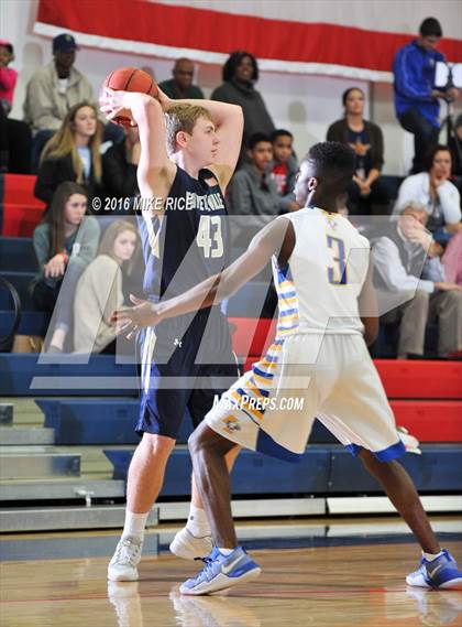 Thumbnail 1 in Fayetteville Academy vs. SouthLake Christian Academy (WNC Holiday Classic) photogallery.