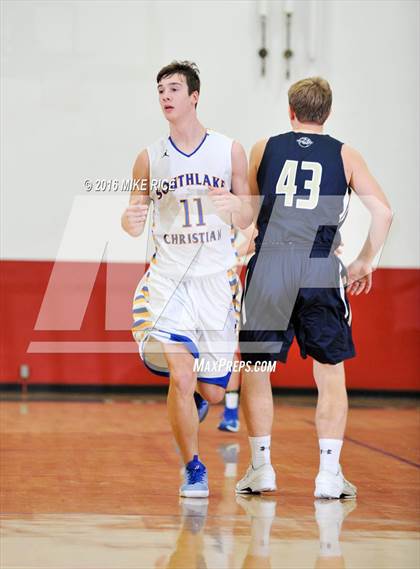 Thumbnail 2 in Fayetteville Academy vs. SouthLake Christian Academy (WNC Holiday Classic) photogallery.