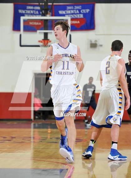 Thumbnail 2 in Fayetteville Academy vs. SouthLake Christian Academy (WNC Holiday Classic) photogallery.