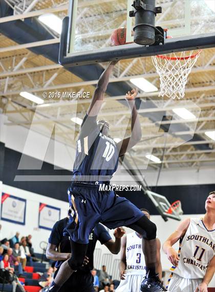 Thumbnail 3 in Fayetteville Academy vs. SouthLake Christian Academy (WNC Holiday Classic) photogallery.