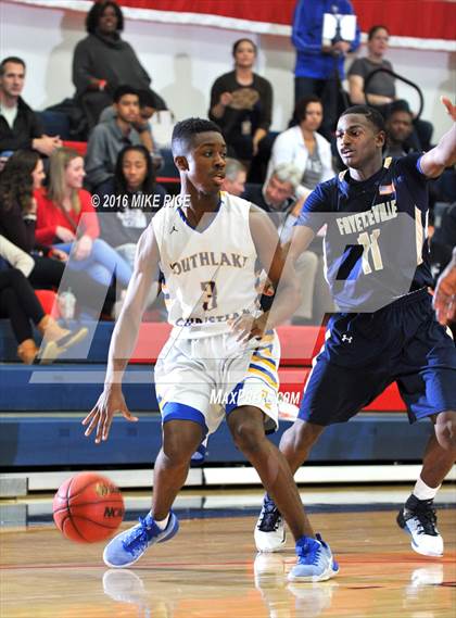 Thumbnail 1 in Fayetteville Academy vs. SouthLake Christian Academy (WNC Holiday Classic) photogallery.