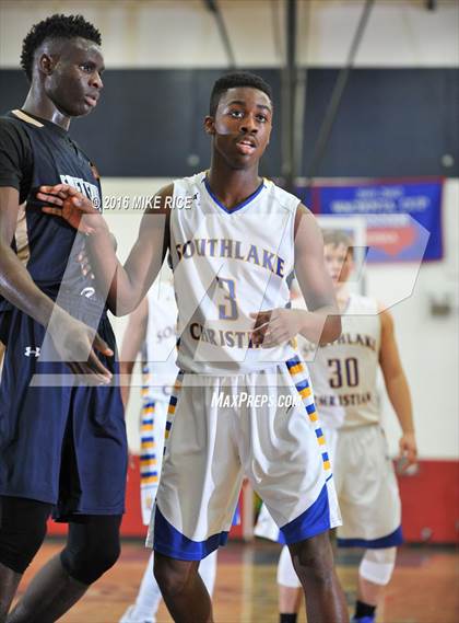 Thumbnail 1 in Fayetteville Academy vs. SouthLake Christian Academy (WNC Holiday Classic) photogallery.