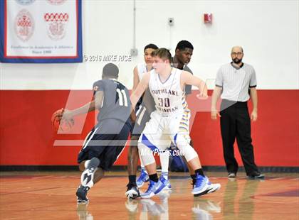 Thumbnail 2 in Fayetteville Academy vs. SouthLake Christian Academy (WNC Holiday Classic) photogallery.