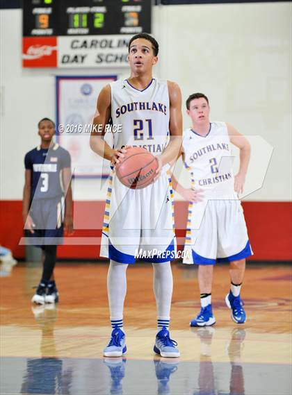 Thumbnail 1 in Fayetteville Academy vs. SouthLake Christian Academy (WNC Holiday Classic) photogallery.