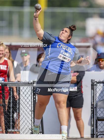 Thumbnail 1 in Class 2 Shot Put (MSHSAA State Championship) photogallery.
