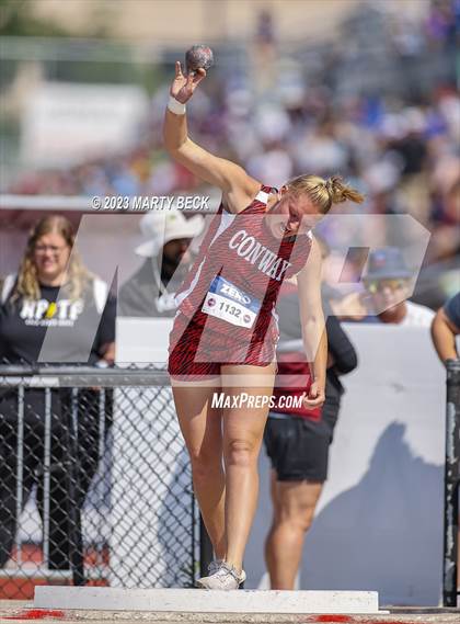 Thumbnail 1 in Class 2 Shot Put (MSHSAA State Championship) photogallery.