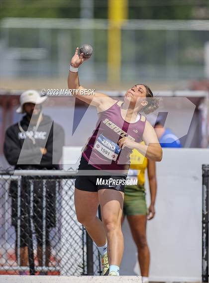 Thumbnail 1 in Class 2 Shot Put (MSHSAA State Championship) photogallery.