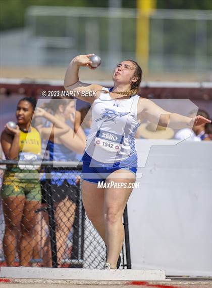 Thumbnail 2 in Class 2 Shot Put (MSHSAA State Championship) photogallery.