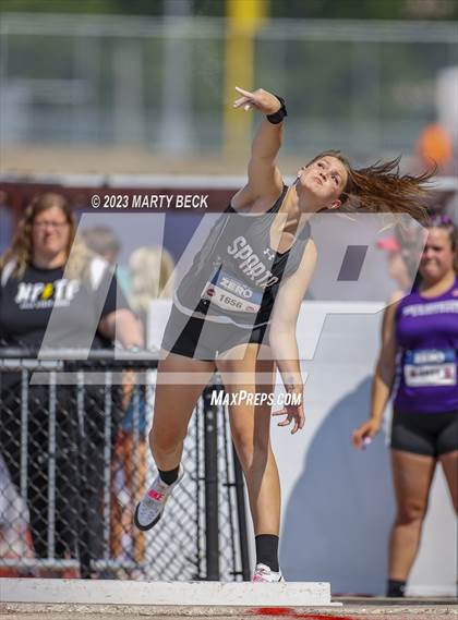 Thumbnail 3 in Class 2 Shot Put (MSHSAA State Championship) photogallery.