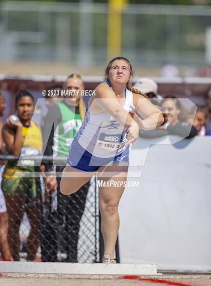 Thumbnail 3 in Class 2 Shot Put (MSHSAA State Championship) photogallery.
