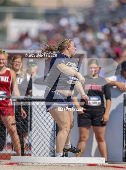 Thumbnail 3 in Class 2 Shot Put (MSHSAA State Championship) photogallery.