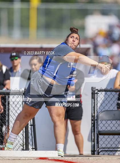 Thumbnail 2 in Class 2 Shot Put (MSHSAA State Championship) photogallery.