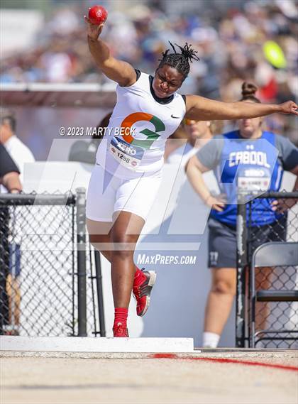 Thumbnail 2 in Class 2 Shot Put (MSHSAA State Championship) photogallery.