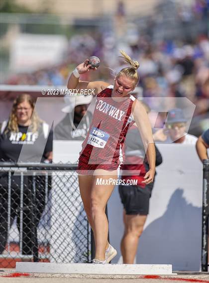 Thumbnail 3 in Class 2 Shot Put (MSHSAA State Championship) photogallery.
