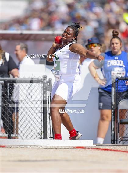 Thumbnail 3 in Class 2 Shot Put (MSHSAA State Championship) photogallery.