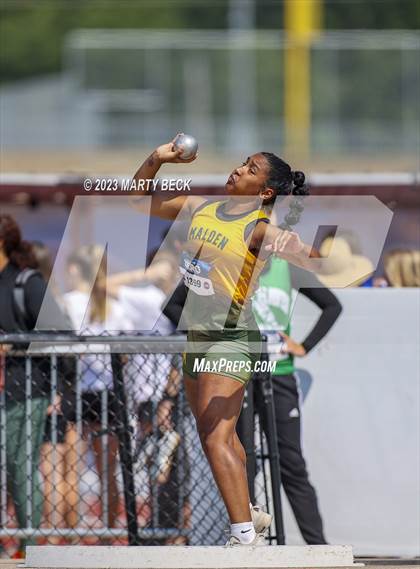 Thumbnail 2 in Class 2 Shot Put (MSHSAA State Championship) photogallery.