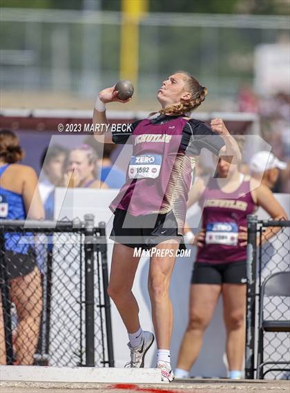 Thumbnail 3 in Class 2 Shot Put (MSHSAA State Championship) photogallery.