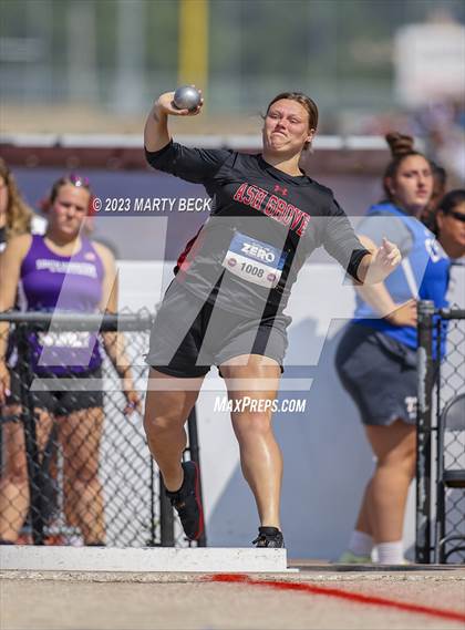 Thumbnail 1 in Class 2 Shot Put (MSHSAA State Championship) photogallery.