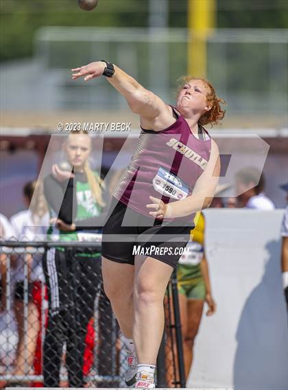 Thumbnail 2 in Class 2 Shot Put (MSHSAA State Championship) photogallery.