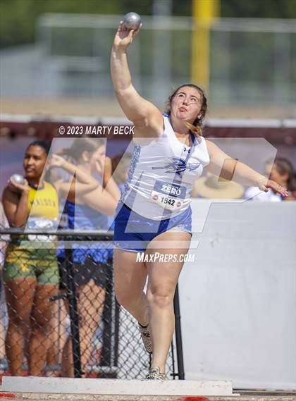 Thumbnail 1 in Class 2 Shot Put (MSHSAA State Championship) photogallery.