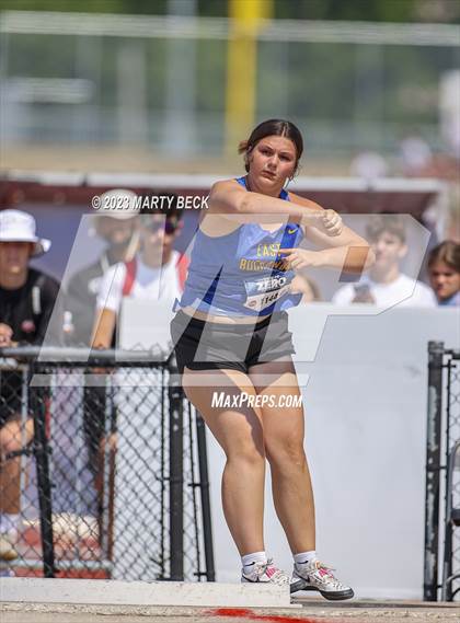 Thumbnail 2 in Class 2 Shot Put (MSHSAA State Championship) photogallery.
