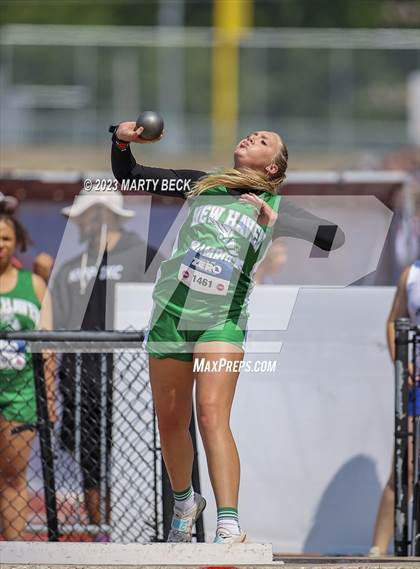 Thumbnail 1 in Class 2 Shot Put (MSHSAA State Championship) photogallery.