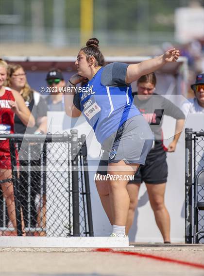 Thumbnail 1 in Class 2 Shot Put (MSHSAA State Championship) photogallery.