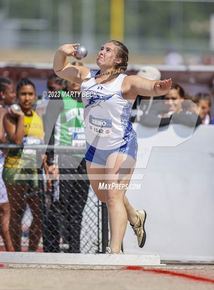 Thumbnail 2 in Class 2 Shot Put (MSHSAA State Championship) photogallery.