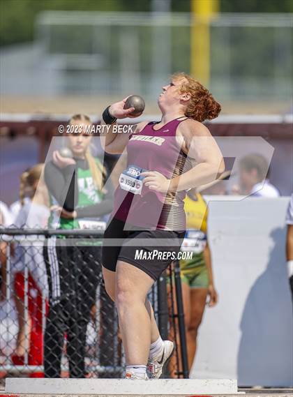 Thumbnail 1 in Class 2 Shot Put (MSHSAA State Championship) photogallery.