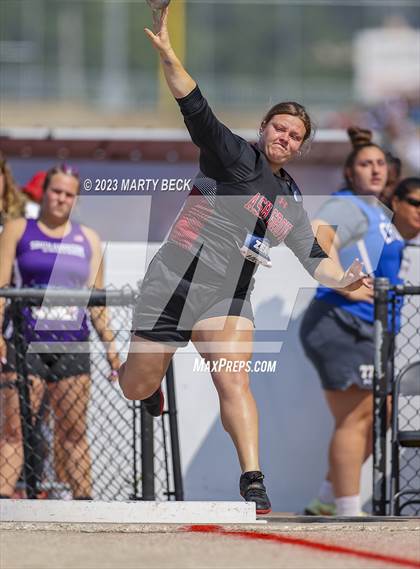 Thumbnail 2 in Class 2 Shot Put (MSHSAA State Championship) photogallery.