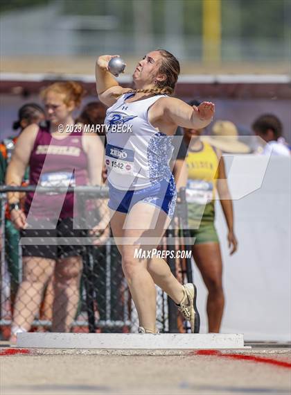 Thumbnail 2 in Class 2 Shot Put (MSHSAA State Championship) photogallery.
