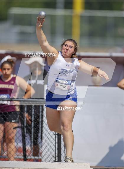 Thumbnail 1 in Class 2 Shot Put (MSHSAA State Championship) photogallery.