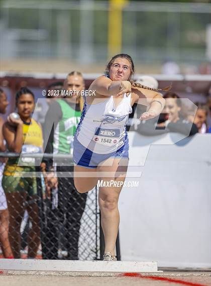 Thumbnail 2 in Class 2 Shot Put (MSHSAA State Championship) photogallery.