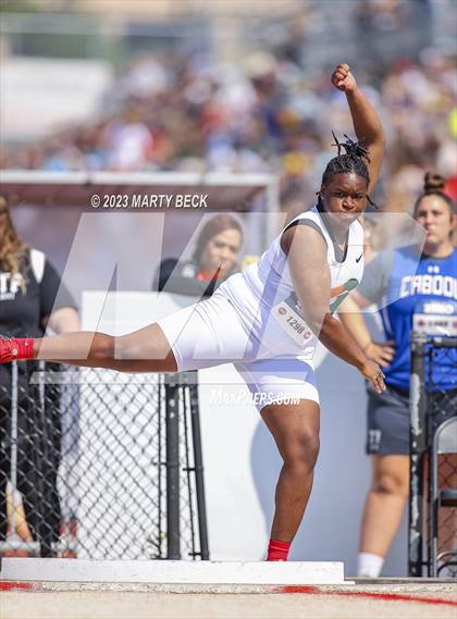 Thumbnail 3 in Class 2 Shot Put (MSHSAA State Championship) photogallery.