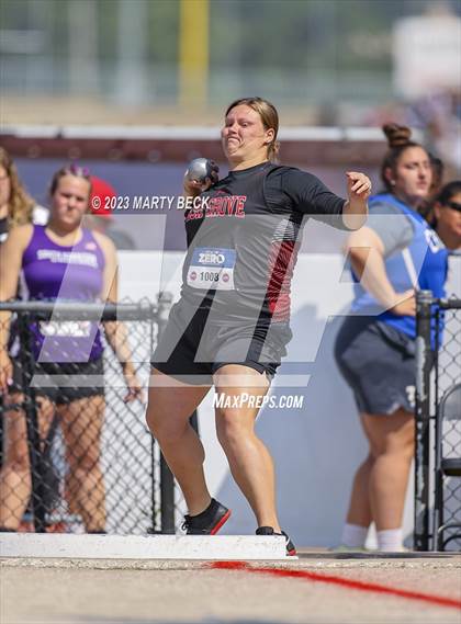 Thumbnail 3 in Class 2 Shot Put (MSHSAA State Championship) photogallery.