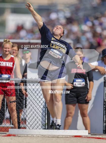 Thumbnail 1 in Class 2 Shot Put (MSHSAA State Championship) photogallery.