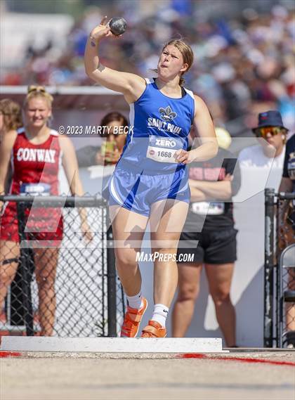 Thumbnail 3 in Class 2 Shot Put (MSHSAA State Championship) photogallery.