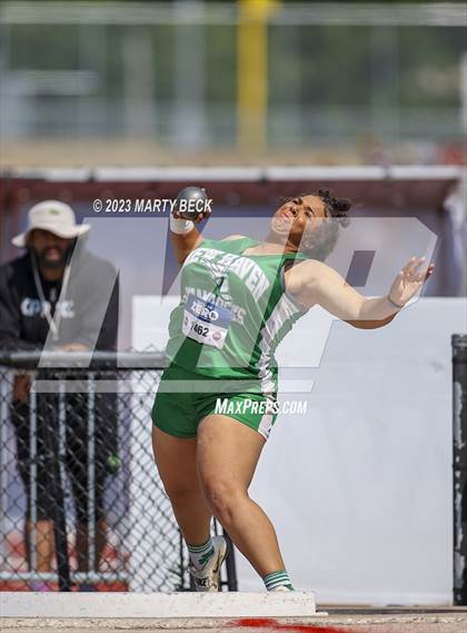 Thumbnail 2 in Class 2 Shot Put (MSHSAA State Championship) photogallery.
