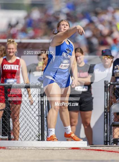 Thumbnail 2 in Class 2 Shot Put (MSHSAA State Championship) photogallery.