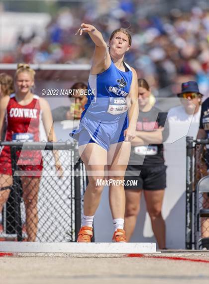 Thumbnail 1 in Class 2 Shot Put (MSHSAA State Championship) photogallery.