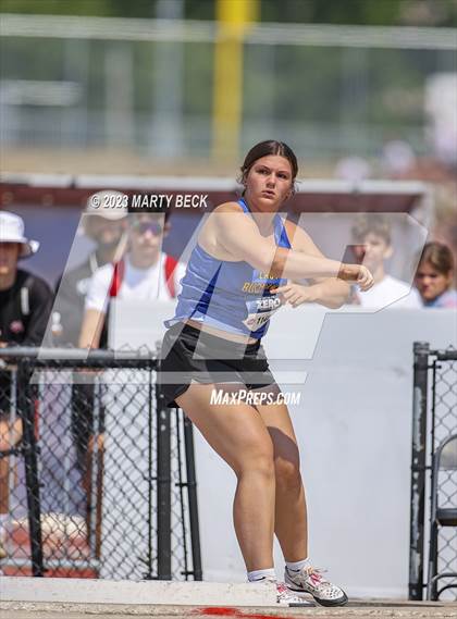 Thumbnail 1 in Class 2 Shot Put (MSHSAA State Championship) photogallery.