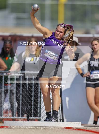 Thumbnail 3 in Class 2 Shot Put (MSHSAA State Championship) photogallery.