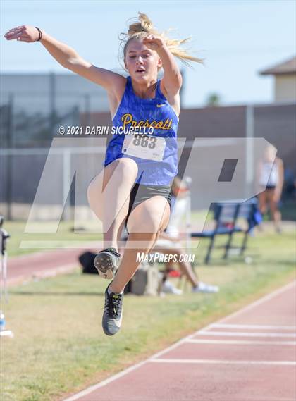 Thumbnail 3 in AIA Track & Field Championships (Girls Long/Triple Jump DIV 1& 3) photogallery.
