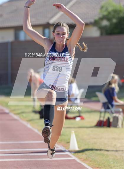 Thumbnail 2 in AIA Track & Field Championships (Girls Long/Triple Jump DIV 1& 3) photogallery.