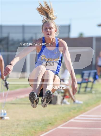 Thumbnail 1 in AIA Track & Field Championships (Girls Long/Triple Jump DIV 1& 3) photogallery.
