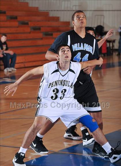 Thumbnail 2 in Palos Verdes Peninsula vs Villa Park (MaxPreps Holiday Classic) photogallery.