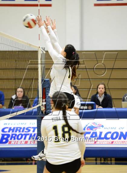 Thumbnail 2 in Yuba City vs. Christian Brothers photogallery.